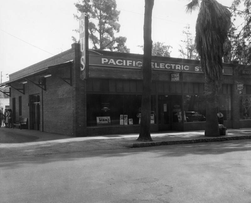 Pacific Electric bus depot