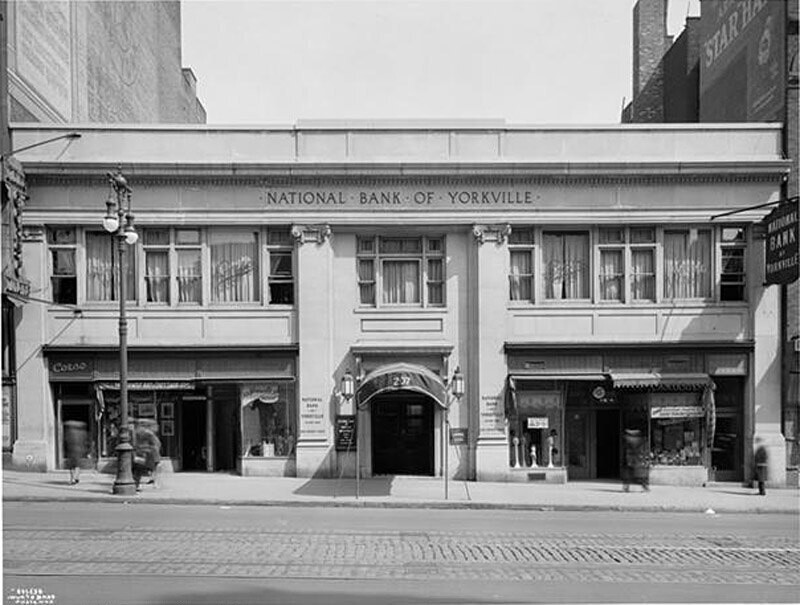 207 East 86th Street. Yorkville National Bank.