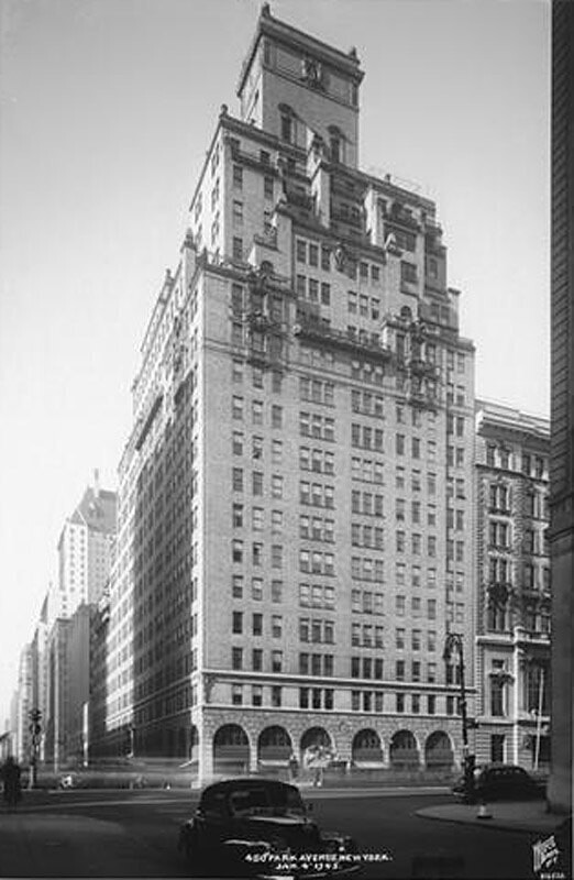 480 Park Avenue and 58th Street, N.W. corner. Apartment building.