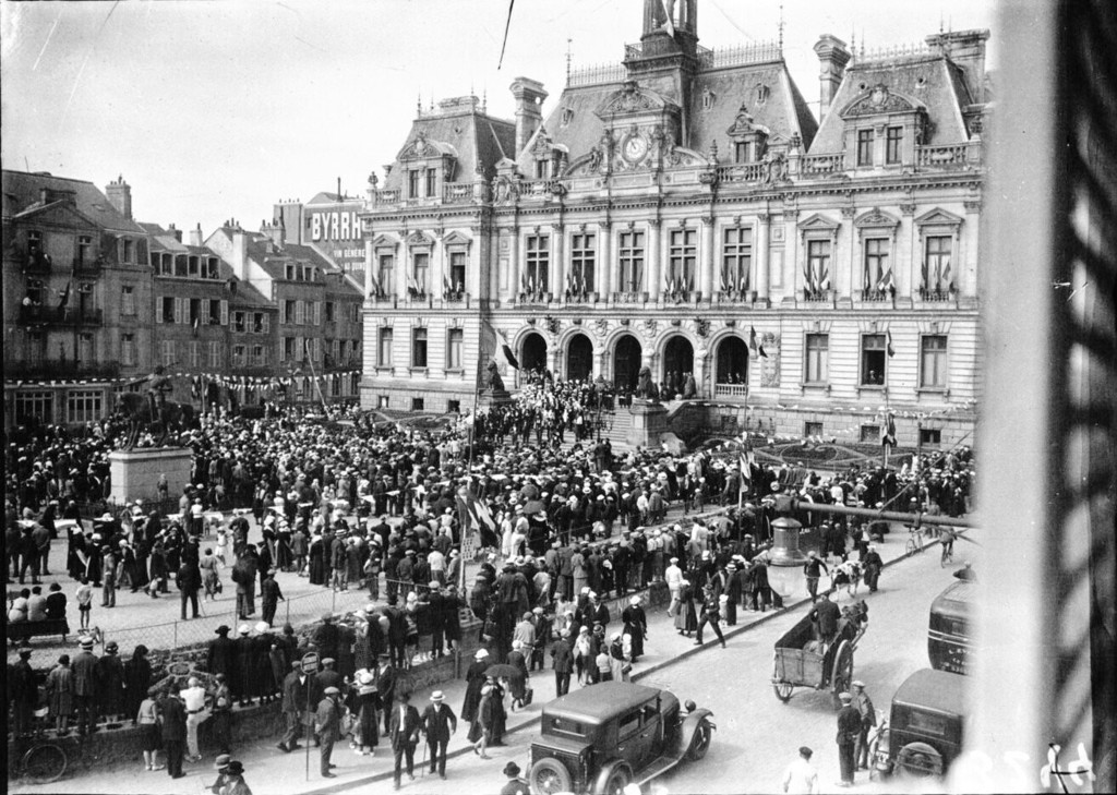 L'Hôtel de Ville de Vannes pendant la cérémonie