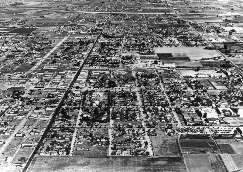 Compton aerial, looking east