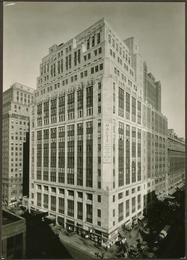 Seventh Avenue & West 34th Street. R. H. Macy & Company Building