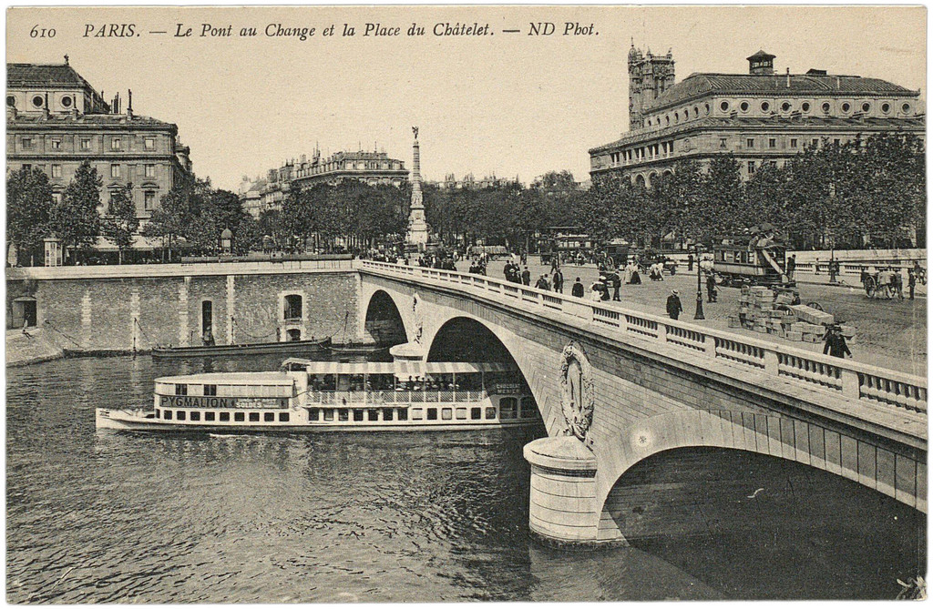 Le Pont au Change et la PLace du Châtelet