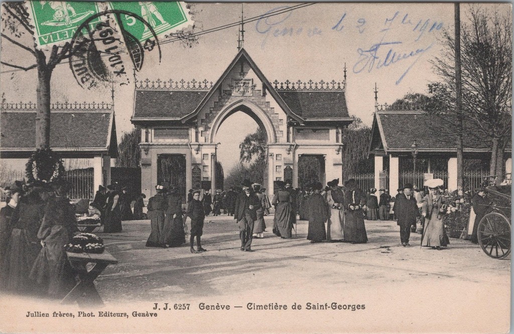 Route de Saint-Georges: cimetière