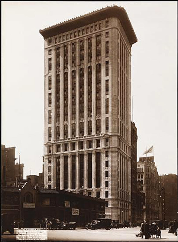 General exterior of U.S. Rubber Co. Building