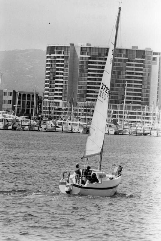 Sailing in Marina Del Rey