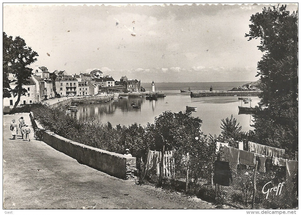 Le port de Sauzon sur l'île de Belle-Île