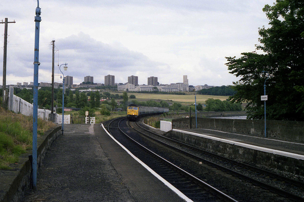 Dundee. The 'Postal' approaching Invergowrie station