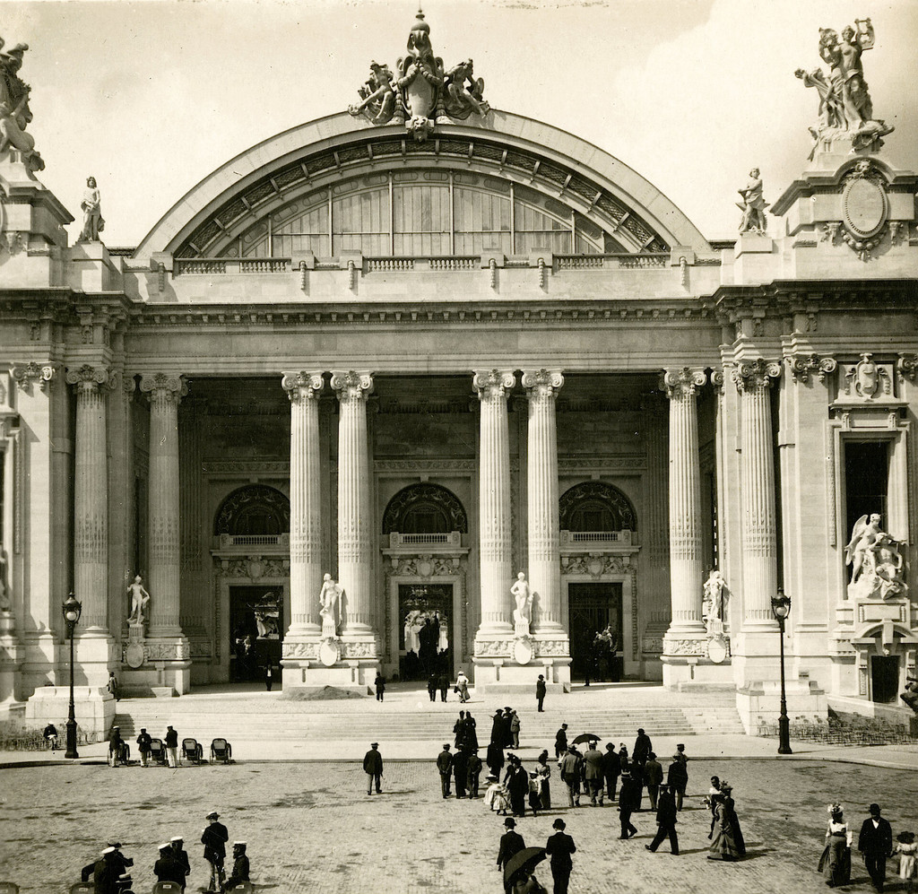 Exposition Universelle de 1900: façade du Grand Palais