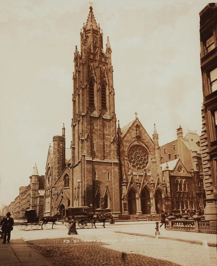 Old St. Thomas Episcopal Church, Northwest corner of 5th Avenue and 53rd Street. NY