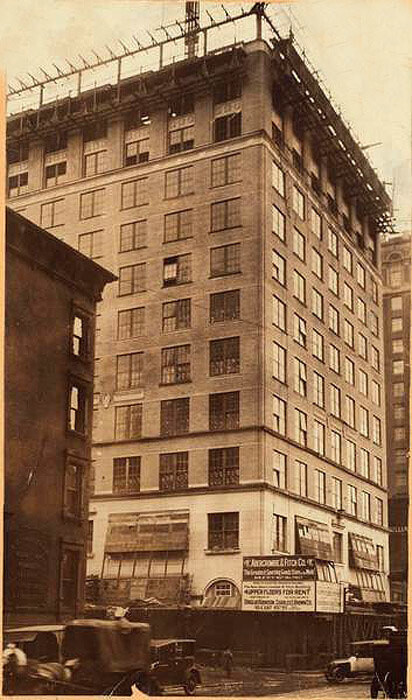 Madison Avenue, N.W. corner of 45th Street showing Abercrombie & Fitch Building