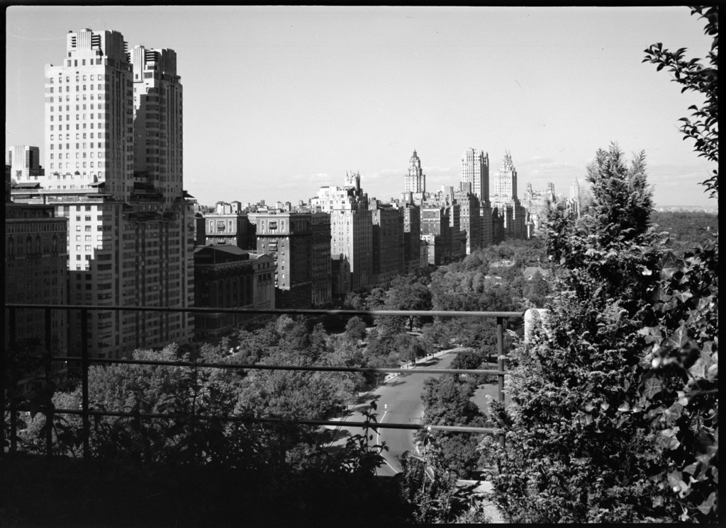 Central Park from the roof of the Southmoor
