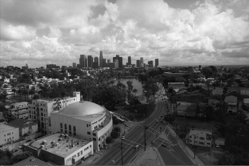 Echo Park, looking toward Downtown L.A.