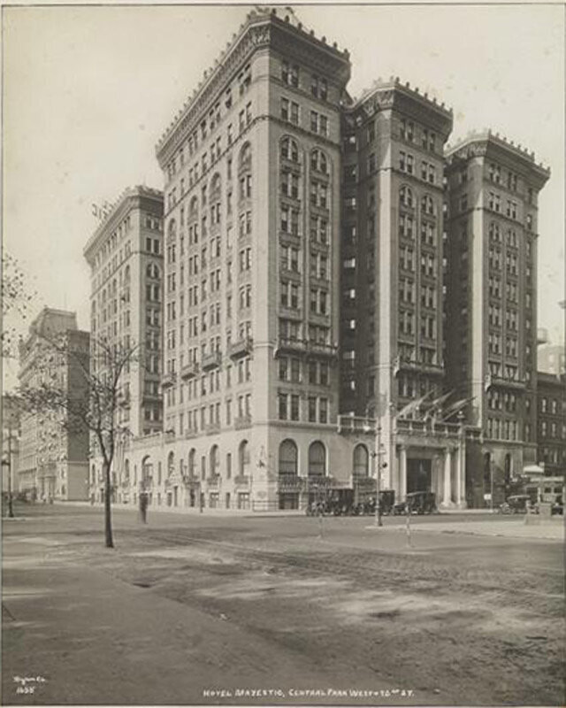 Hotel Majestic, 72nd St. Central Park West.