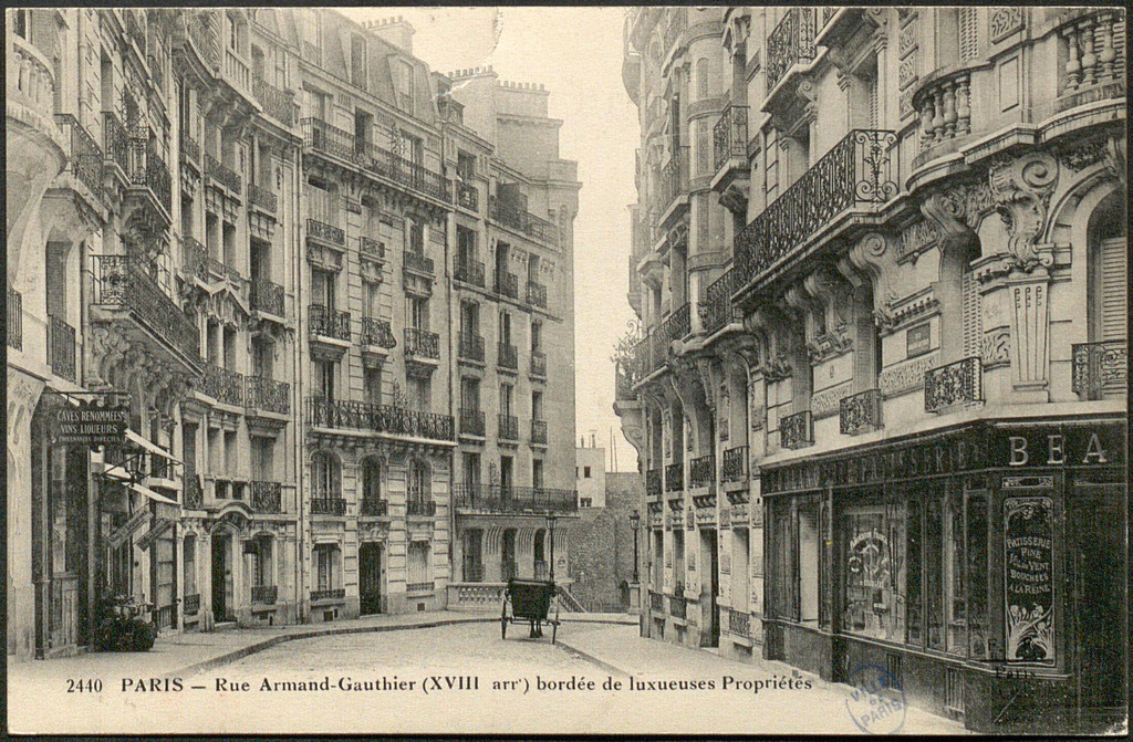 Rue Armand Gauthier bordée de luxueuses Propriétés