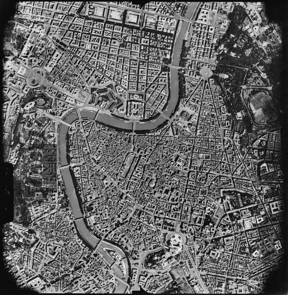 Vista aerea di Roma
