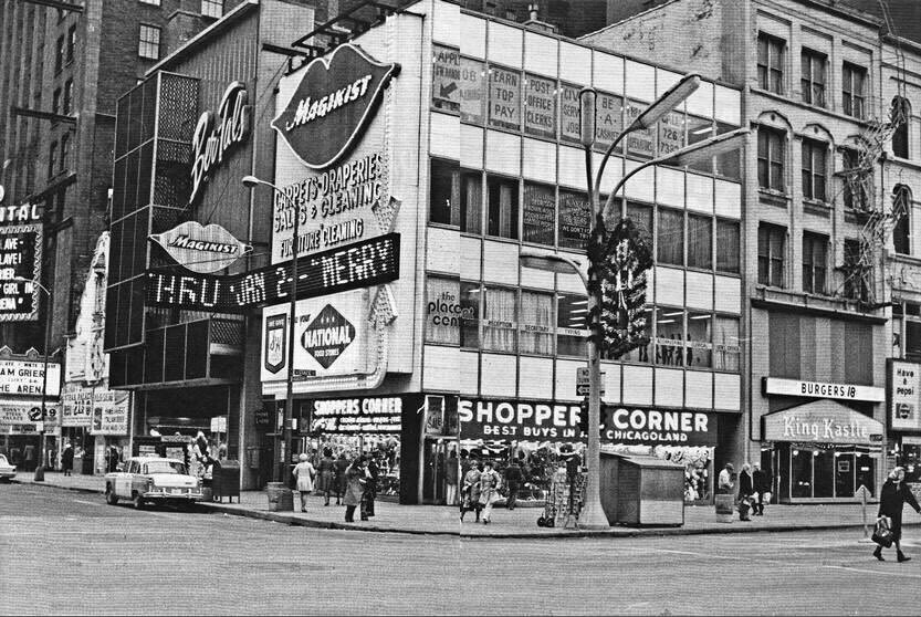 Shoppers Corner on W Randolph & N State streets
