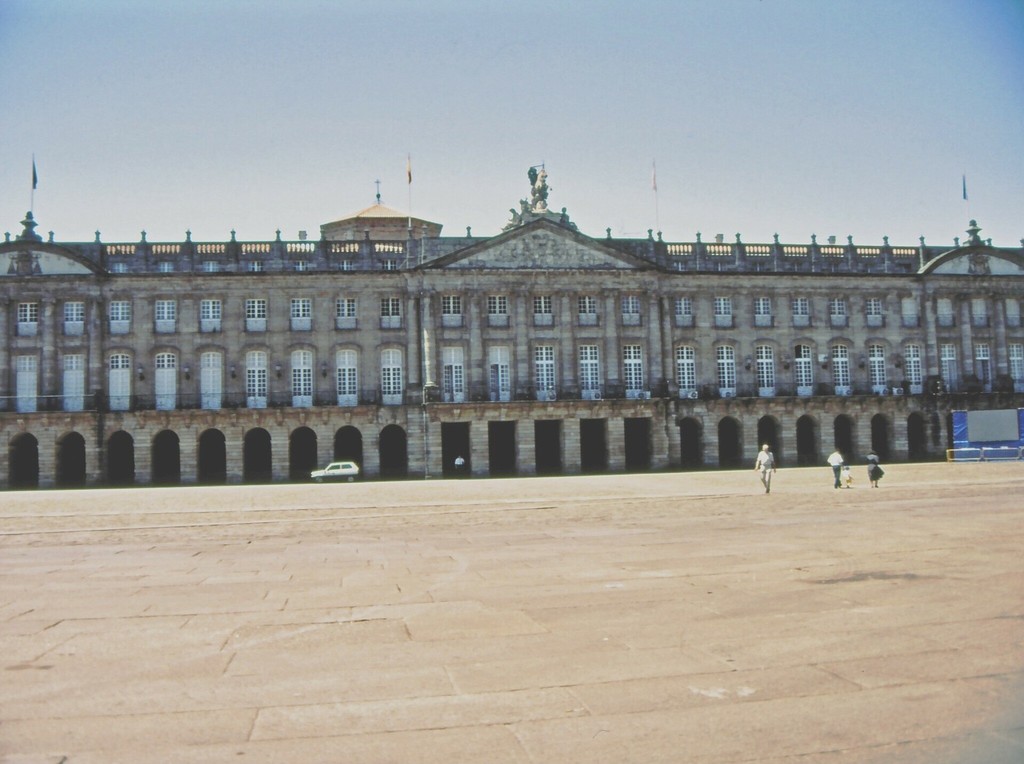 Palacio de Rajoy - Vista frontal de la casa consistorial de Santiago de Compostela