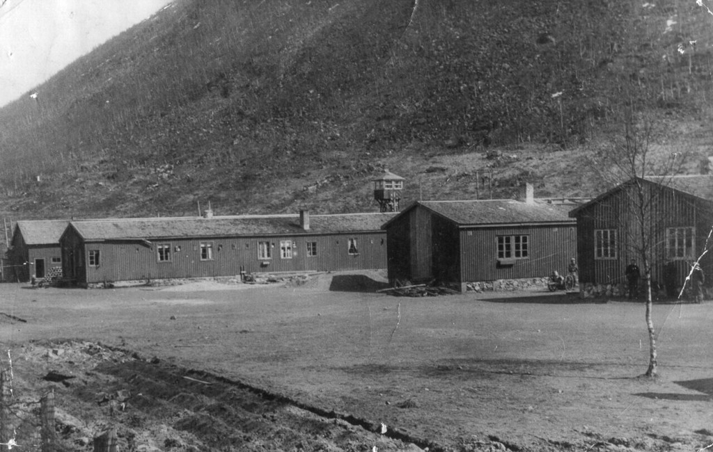 Fangeleiren på Krøkebærsetta i Tromsdalen, fastlandet i Tromsø