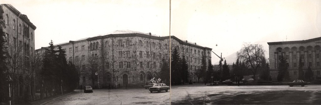 Կիրովի հրապարակի հարավային հատված: Перекресток проспекта Ленина и площади Кирова