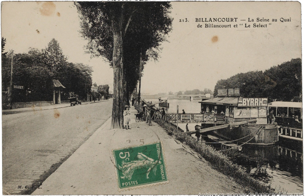 La Seine au Quai de Billancourt et 