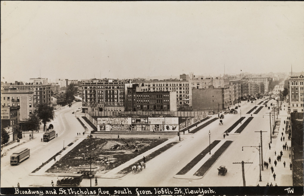 Broadway and St. Nicholas Avenue, south from 168th Street