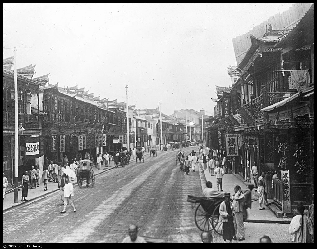 南金路（Nanking Road），向东望向山东路