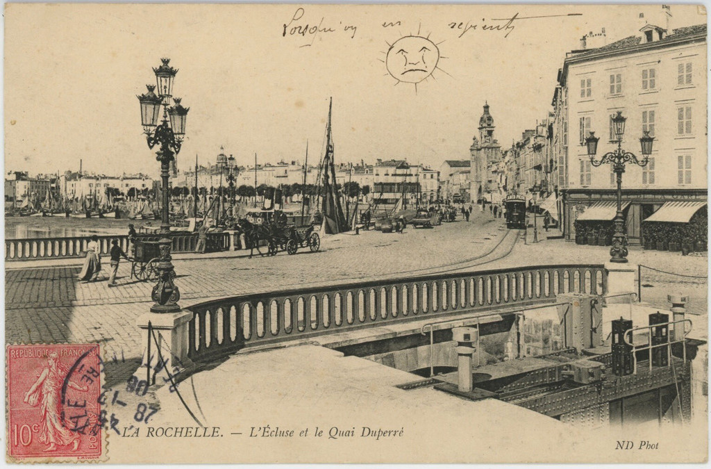 La Rochelle. L'Écluse et le Quai Duperré