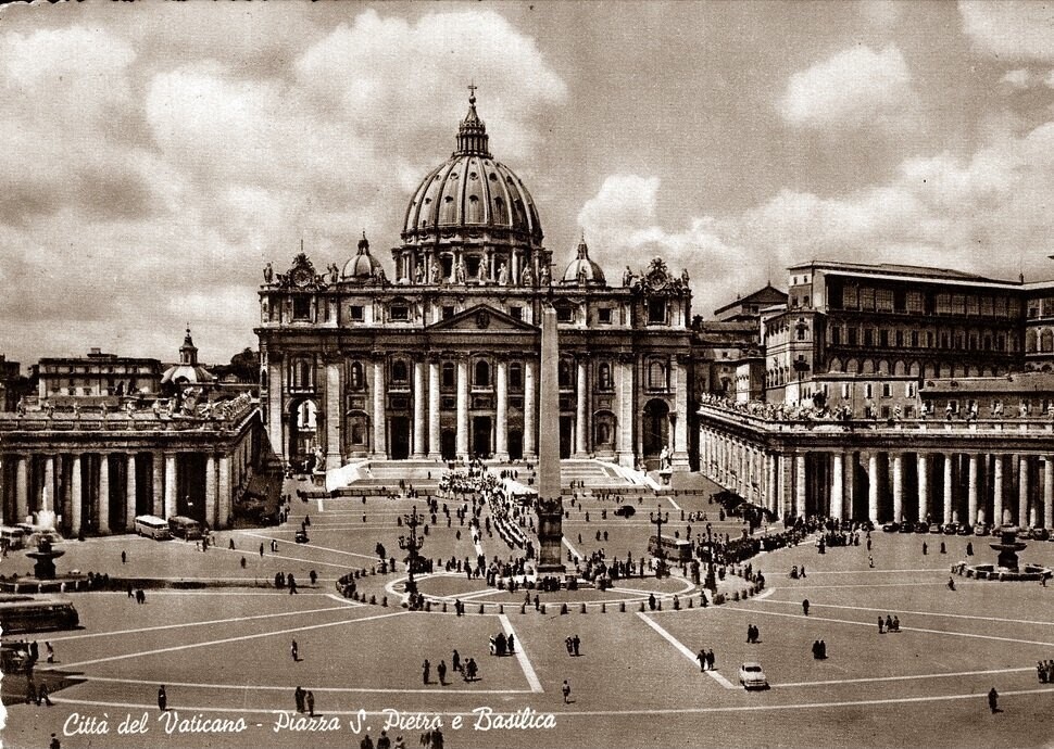 Citta del Vaticano. Piazza S.Pietro e Basilica