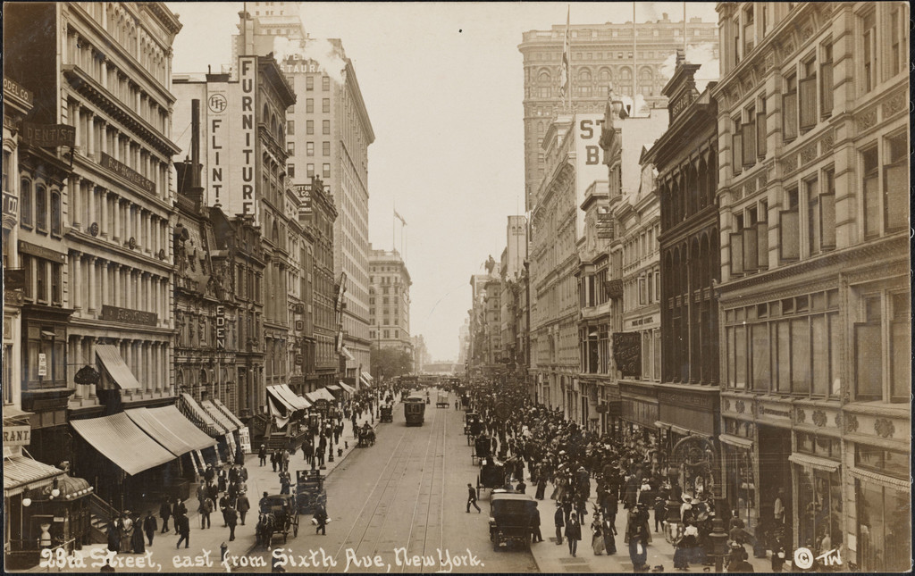 West 23rd Street, east from Sixth Avenue