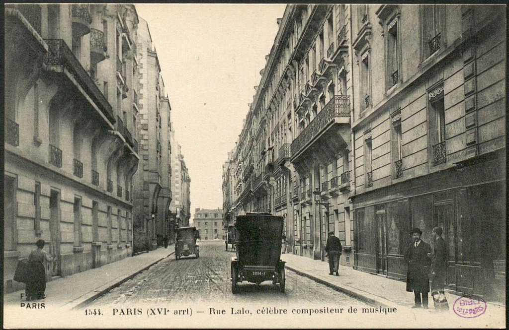 Rue Lalo, célèbre compositeur de musique