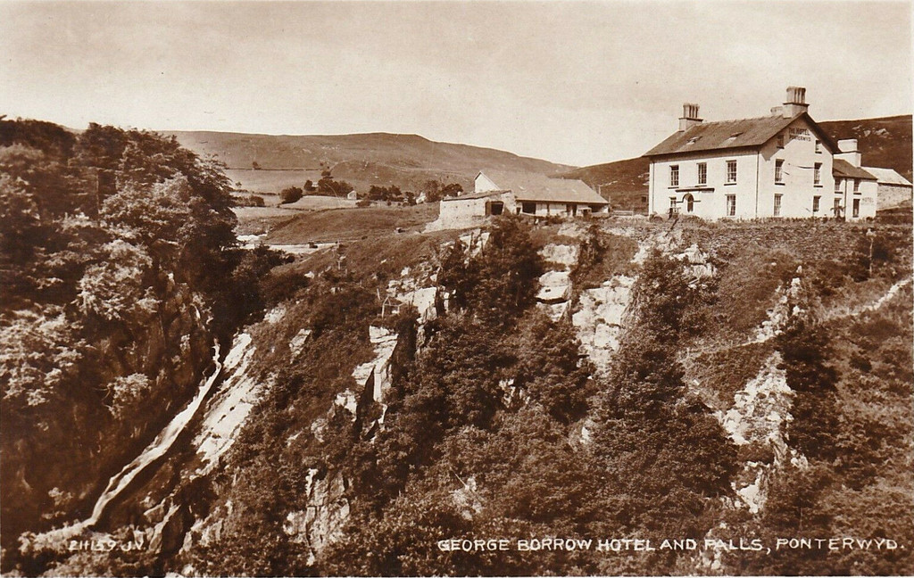 George Borrow Hotel and Falls, Ponterwyd