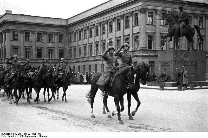 Parade deutscher truppen