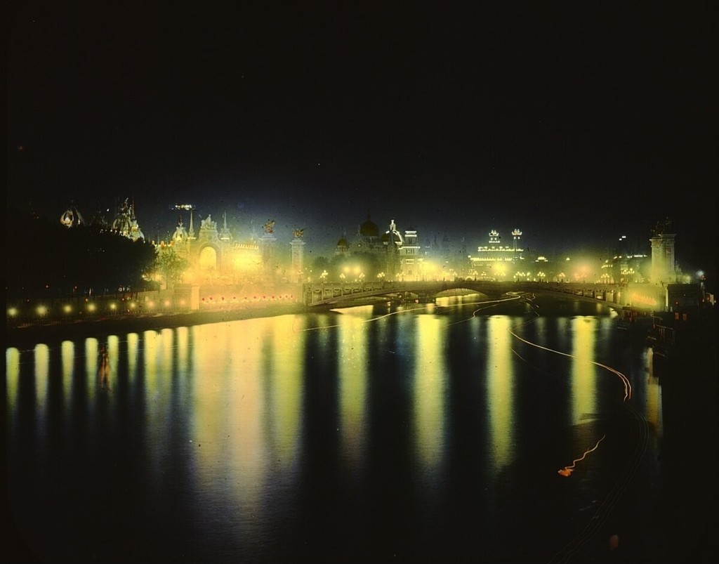 Paris Exposition: night view