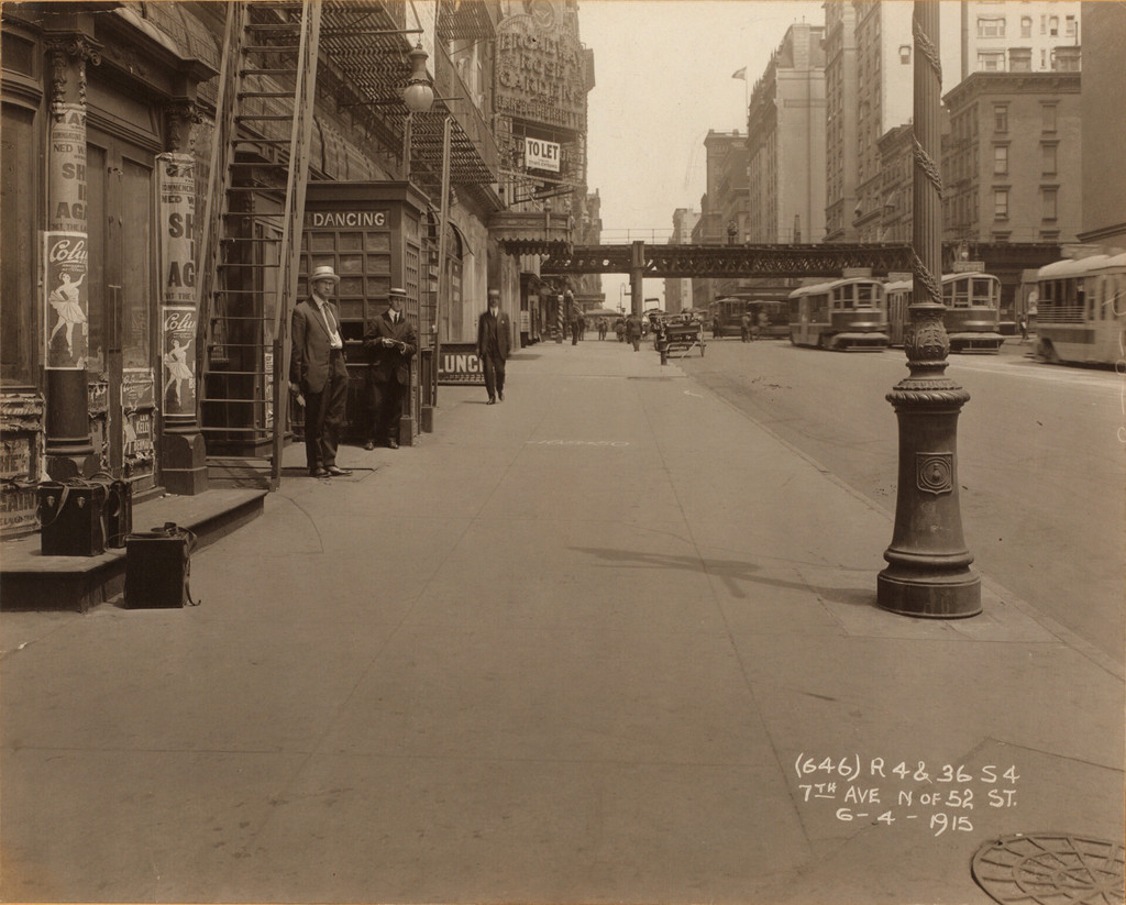 7th Avenue, north from West 52nd Street