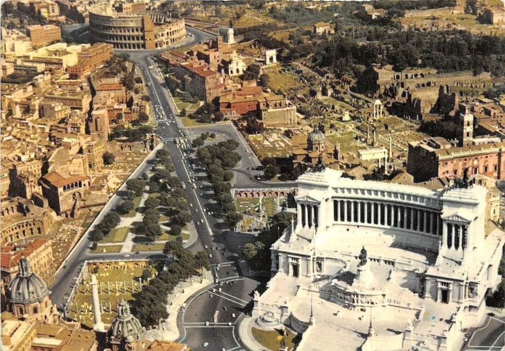 Roma. Panorama dei Fiori Imperiali