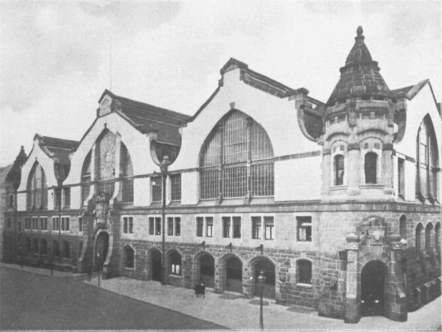 Hauptmarkhalle des Großmarkts am Kölner Sassenhof