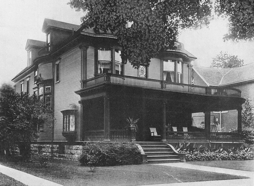 Side view of home of William J. Warwick