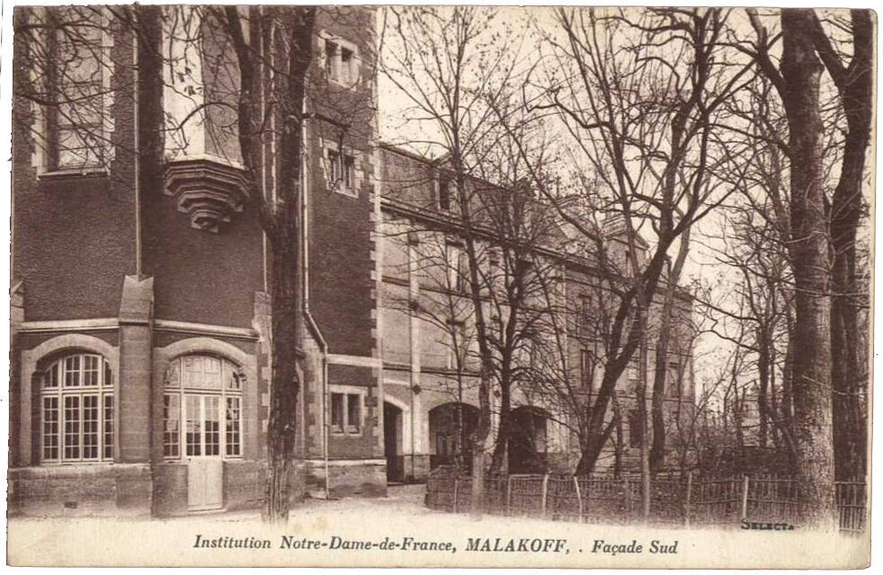 Institution Notre-Dame de France. façade Sud