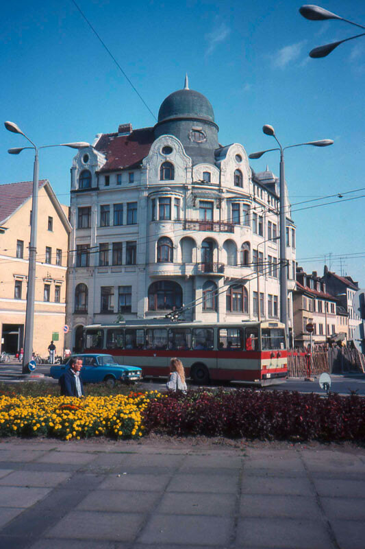 Blick vom Wielandplatz auf das Hansahaus