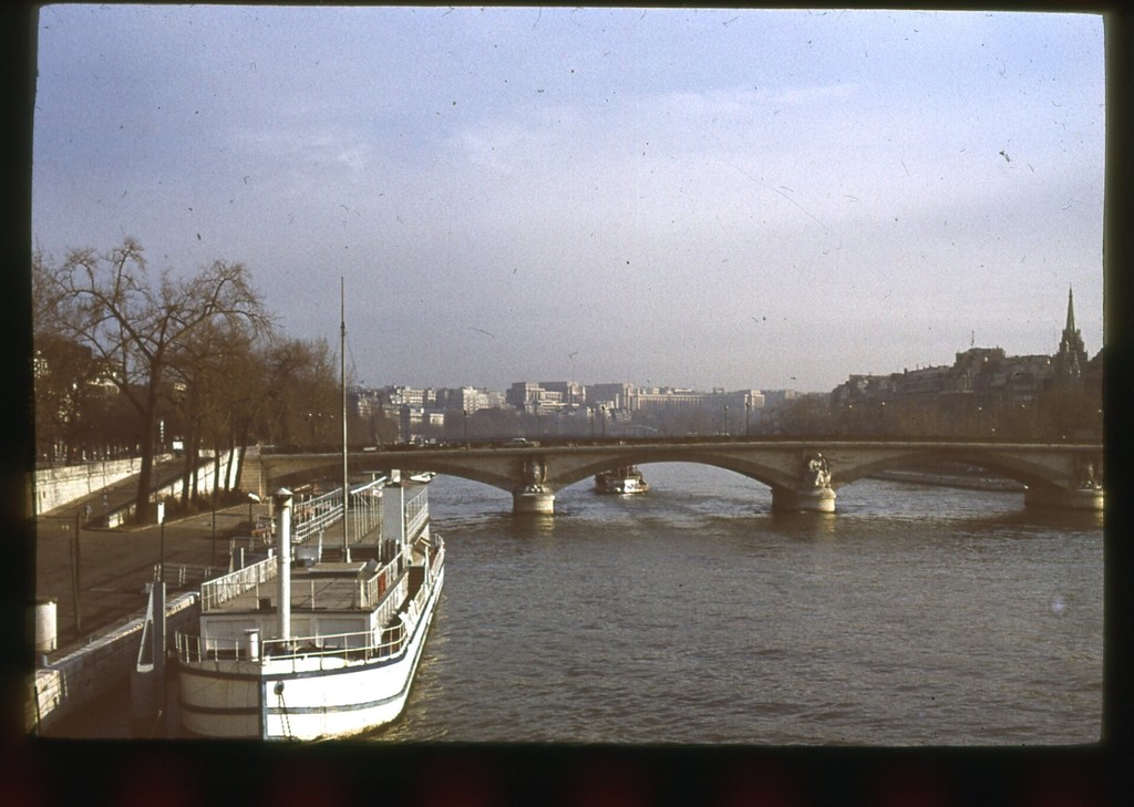 View from the bridge of Alexander III bridge at the Invalides