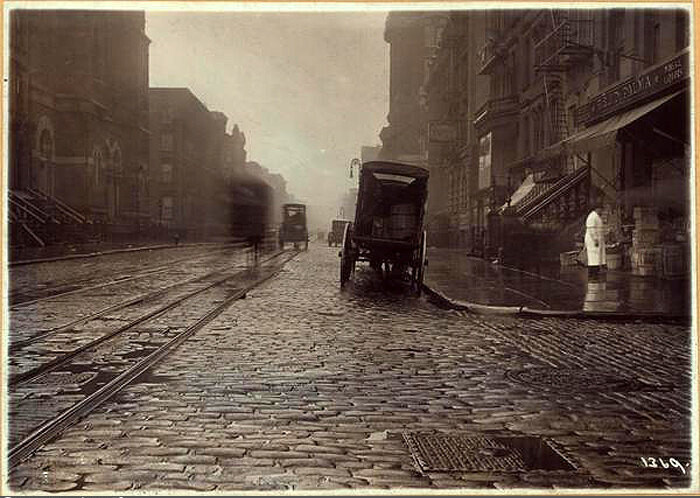 Lexington Avenue 54th street to 55th Street East Side. May 11, 1919