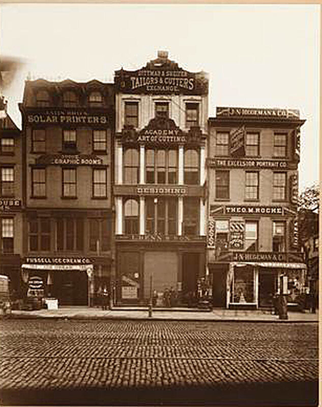 Broadway, 1884. N.E. Cor. 8th Street.