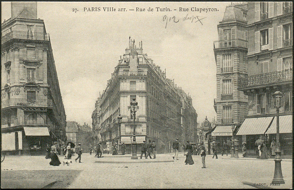 Rue de Turin. Rue Clapeyron