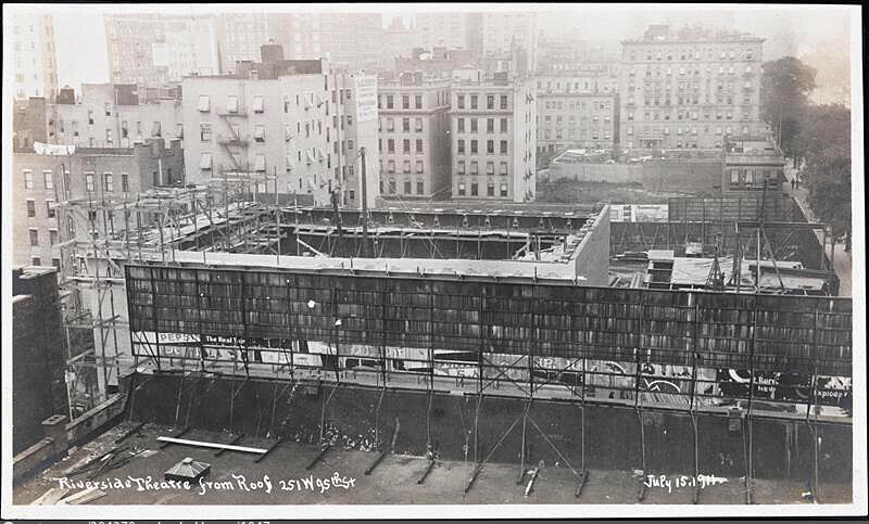 Riverside Theatre from Roof, 251 W. 95th St.