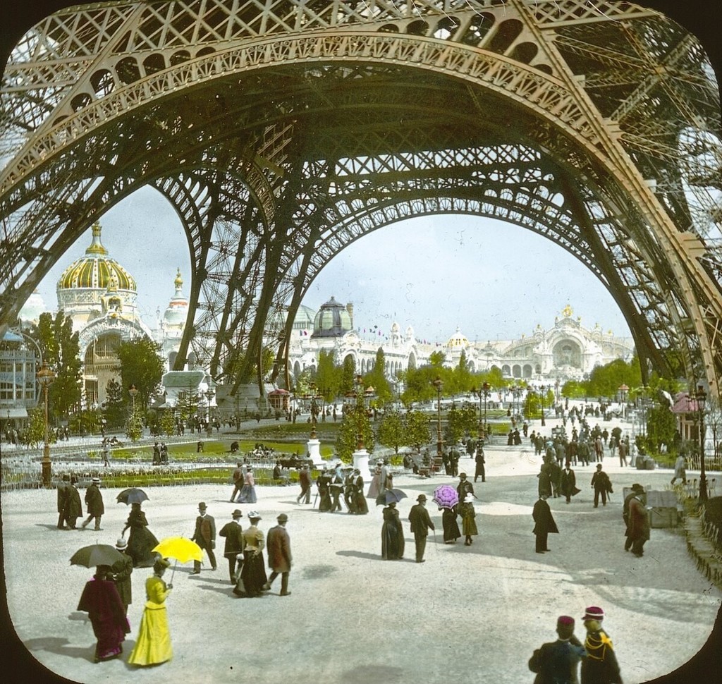 Paris Exposition: Champ de Mars and Eiffel Tower