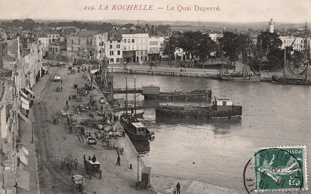 La Rochelle. Le Quai Duperré