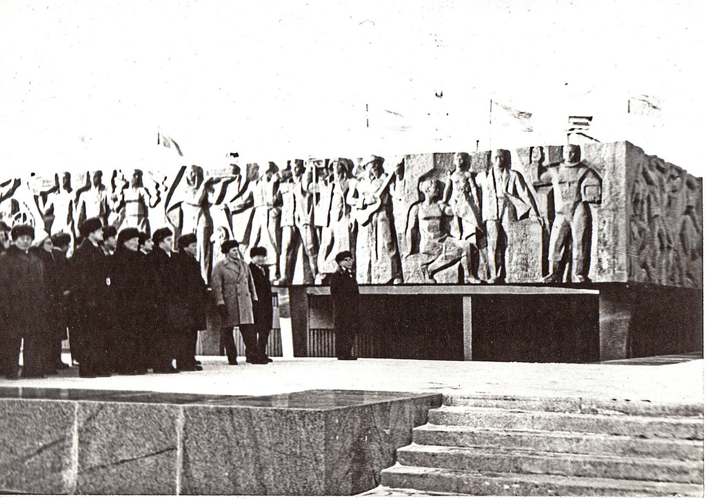 Целиноград қаласында Ленин ескерткішінің ашылуы (Астана)