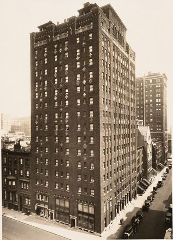 East 55th Street and Madison Avenue. Apartment building
