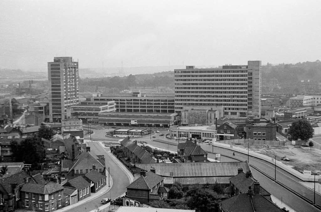 Civic Centre looking over Ipswich